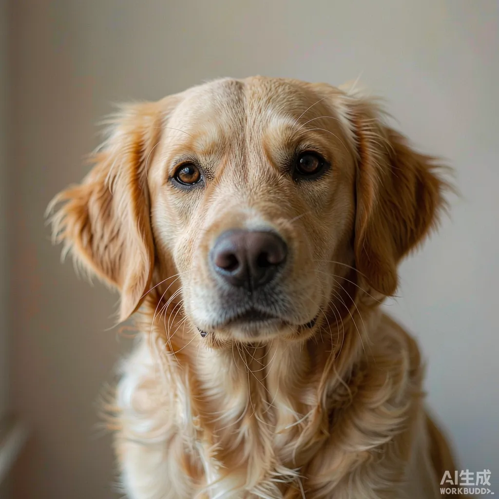 金毛犬肖像